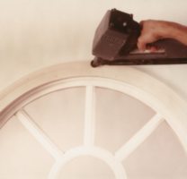 Fastening flexible molding